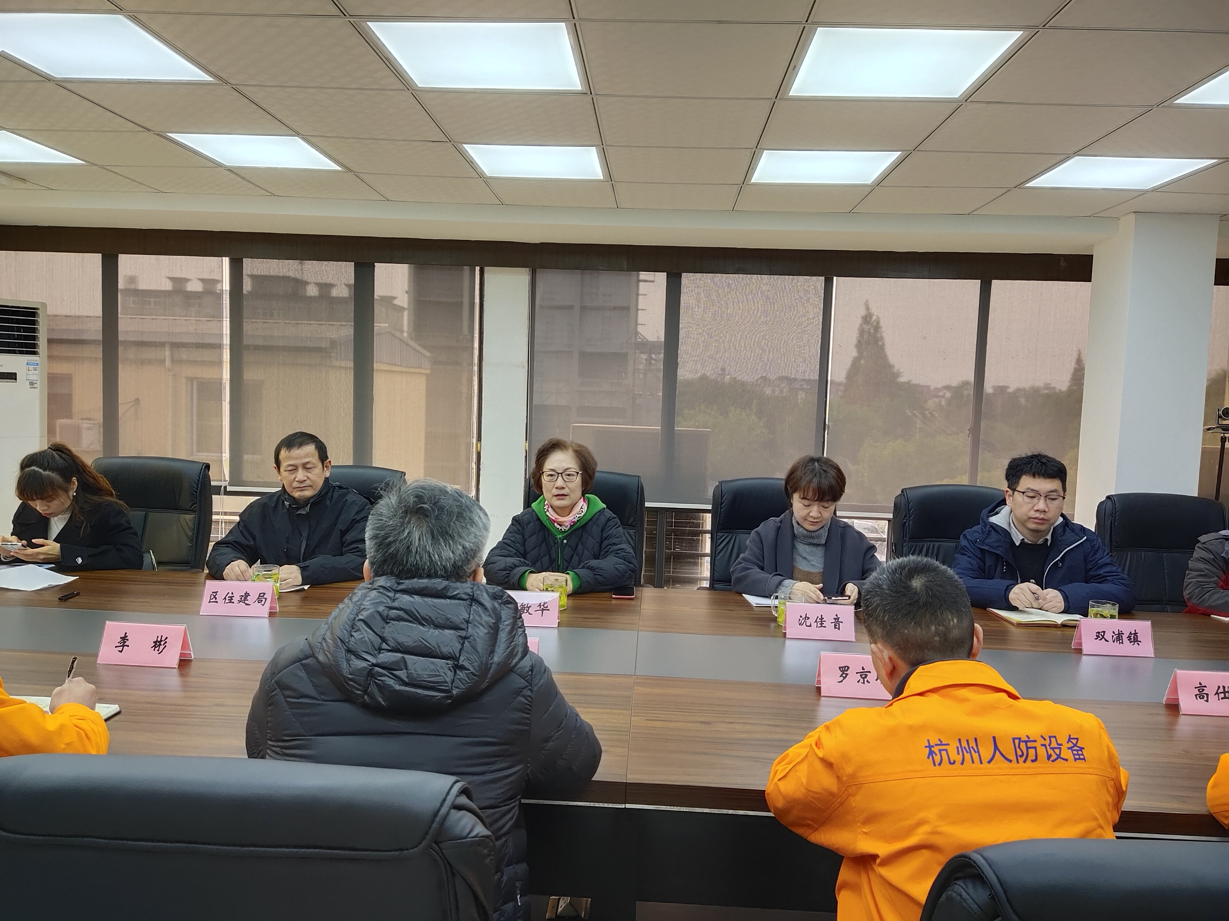 区政协主席杨敏华一行人员来我司进行工作调研