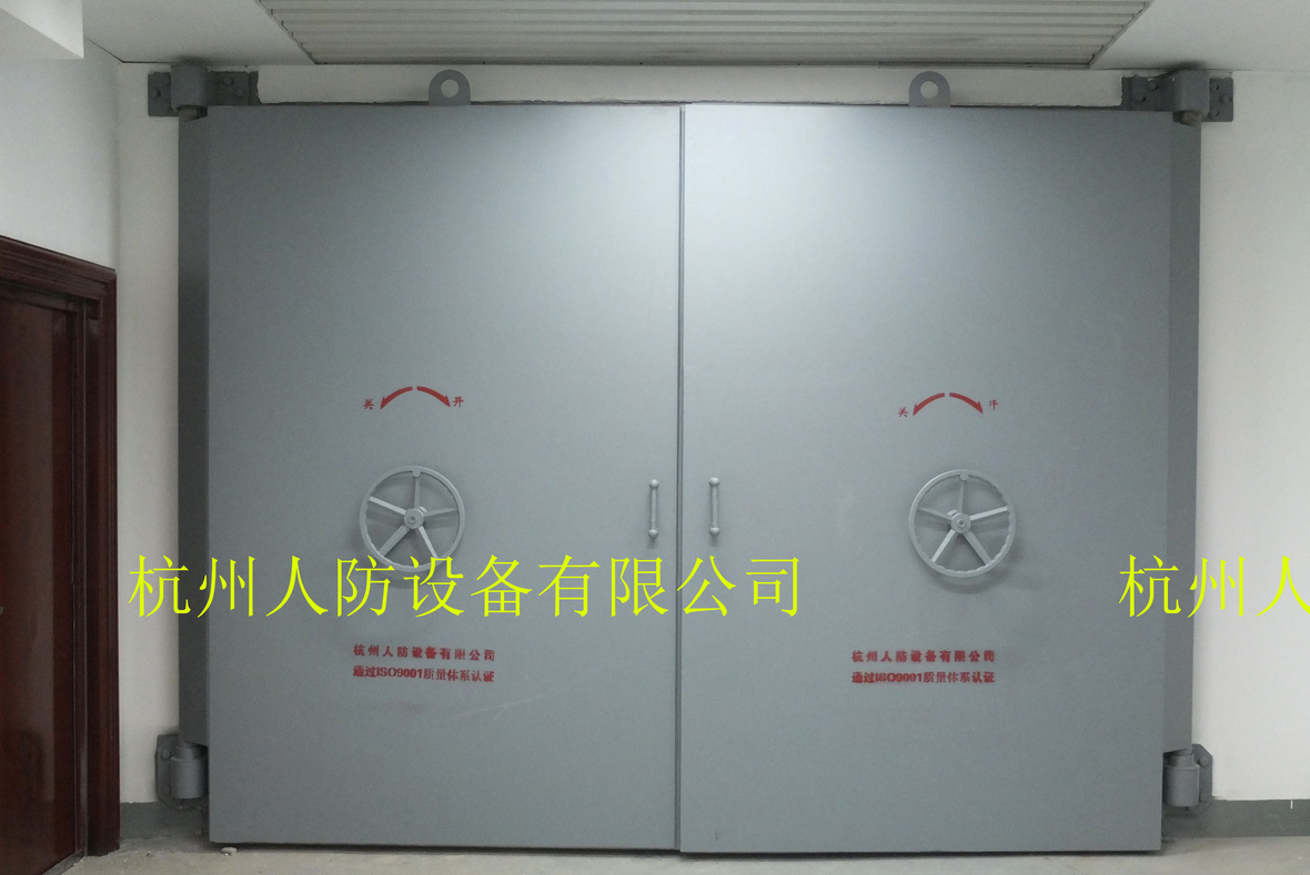 钢结构活门槛双扇防护密闭门
