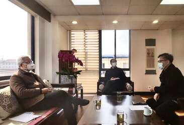 杭州市人防办领导指导我司疫情防控和复工复产工作 